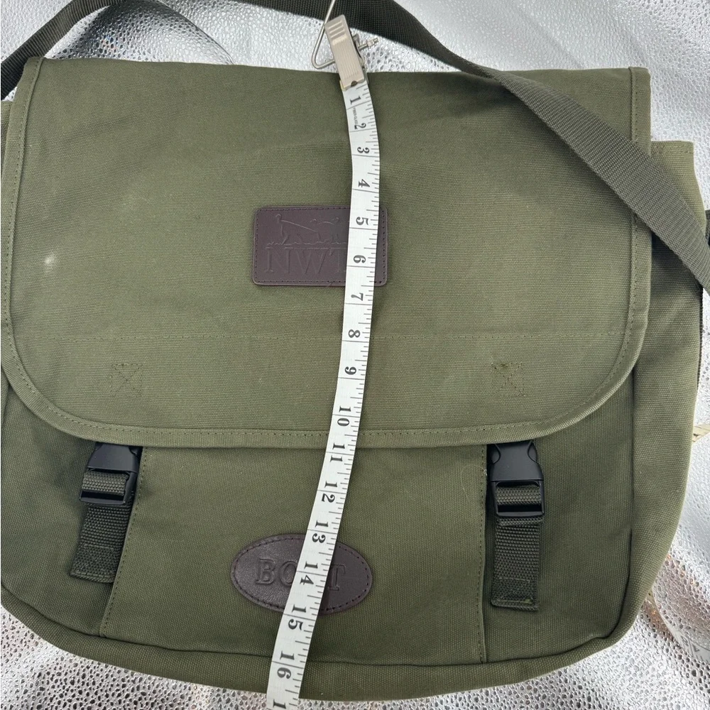 Boyt NWTF Canvas Shoulder Messenger Bag Army Green Hunting Travel